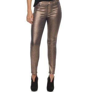 Juicy Couture Coated Metallic Jeggings Sz 0